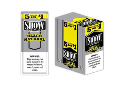 Picture of SHOW BLACK NATURAL 5 FOR 1 15CT 5PK