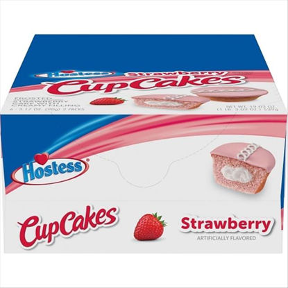 Picture of HOSTESS STRAWBERRY CUPCAKES 3.27OZ 6CT