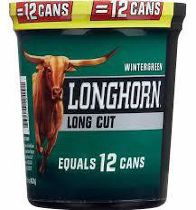 Picture of LONGHORN TUB WINTERGREEN LONGCUT 14.4OZ