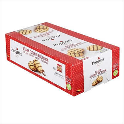 Picture of POPPIES MACAROONS COCONUT CHOCOLATE 1.4OZ 24CT