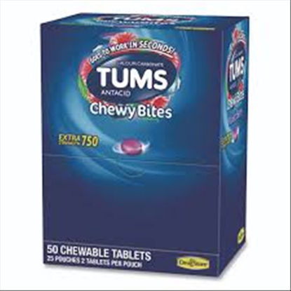 Picture of TUMS CHEWY BITES BERRY EXTRA STRENGHT 25CT