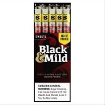 Picture of BLACK & MILD SWEET PLASTIC TIP 25CT NICE PRICE