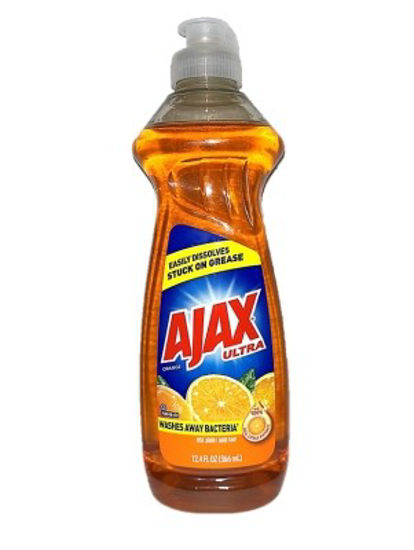 Picture of AJAX ULTRA ORANGE BLEACH ALTERNATIVE DISH LIQUID 12.4OZ