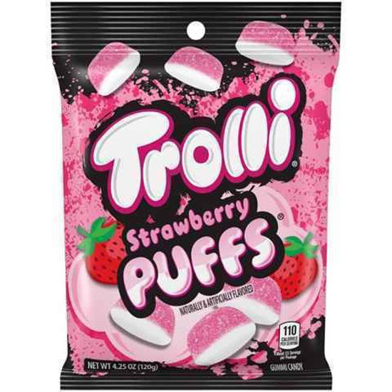 Picture of TROLLI STRAWBERRY PUFFS 4.25OZ