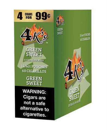 Picture of 4KINGS GREEN SWEET 4 FOR 99C 15CT 4PK