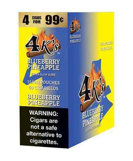 Picture of 4KINGS BLUEBERRY PINEAPPLE 4 FOR 99C 15CT 4PK
