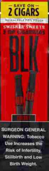 Picture of SWISHER SWEETS BLK CHERRY 2 FOR 79C 15CT 2PK