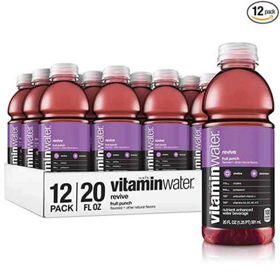 Picture of VITAMIN WATER REVIVE FRUIT PUNCH 20OZ 12CT