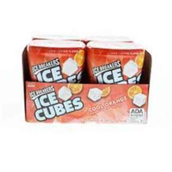 Picture of ICE BREAKERS ICE CUBES COOL ORANGE 4CT