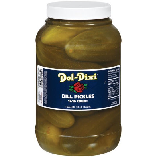 Picture of DILL PICKLES 1 GALLON DEL DIXI