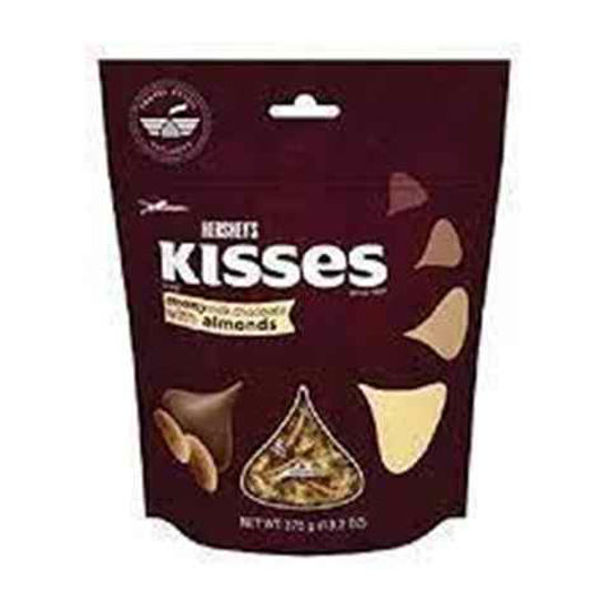 Picture of HERSHEYS KISSES MILK CHOCOLATE WITH ALMONDS