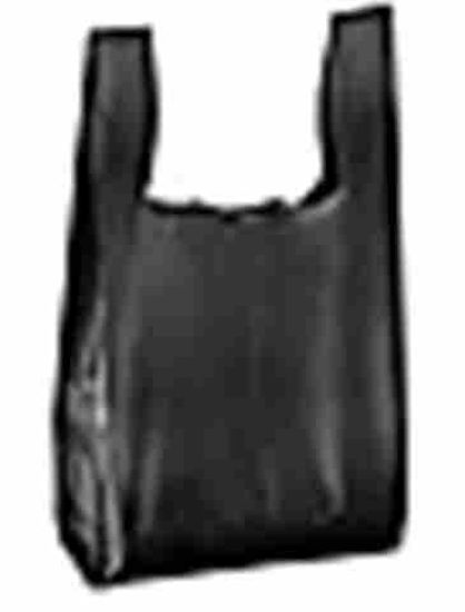 Picture of BAG T SHIRT LARGE BLACK PLAIN 500 CT