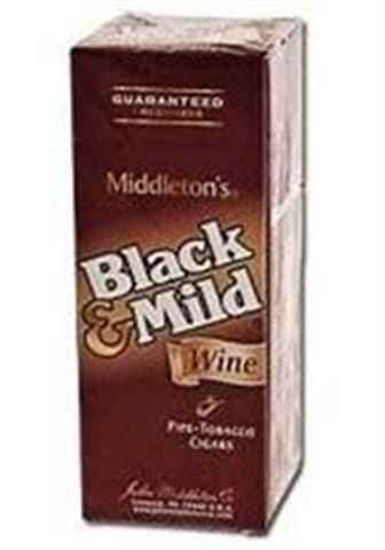 Picture of BLACK & MILD WINE PLASTIC TIP 25CT