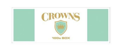 Picture of CROWNS MENTHOL LIGHT GREEN BOX 100
