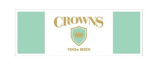 Picture of CROWNS MENTHOL LIGHT GREEN BOX 100