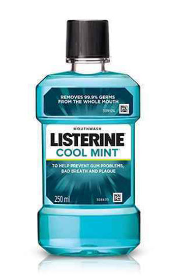 Picture of LISTERINE MOUTHWASH COOL MINT 250ML