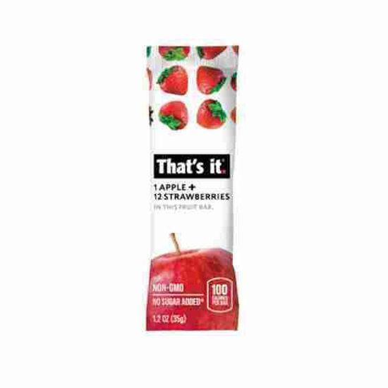 Picture of THATS IT FRUIT BAR APPLE N STRAWBERRY 1.2OZ 12CT