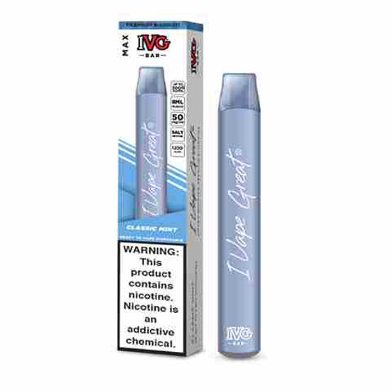 Picture of IVG BAR MAX CLASSIC MINT 3000P 10CT