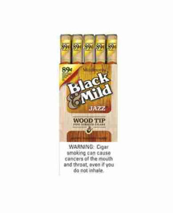 Picture of BLACK & MILD JAZZ WOOD TIP 89C 25CT