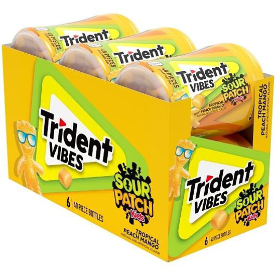 Picture of TRIDENT VIBES TROPICAL GUM 6PK