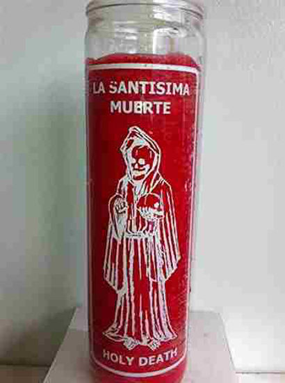 Picture of VELA CANDLE SANTISIMA RED