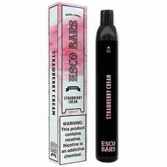 Picture of ESCO BAR STRAWBERRY CREAM 2500 PUFFS 10CT