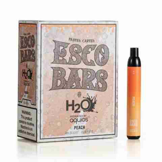 Picture of ESCO BAR H20 PEACH 2500 PUFFS 10CT