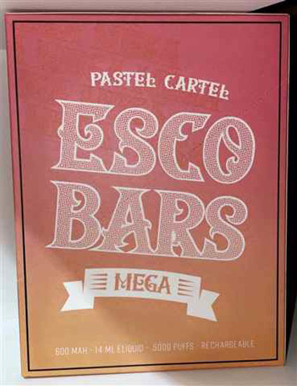 Picture of ESCO BAR MEGA BLOOD ORANGE TANGERINE 5000 PUFFS 10CT