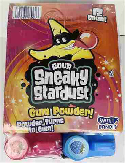 Picture of SNEAKY STARDUST SOUR GUM POWDER 12CT