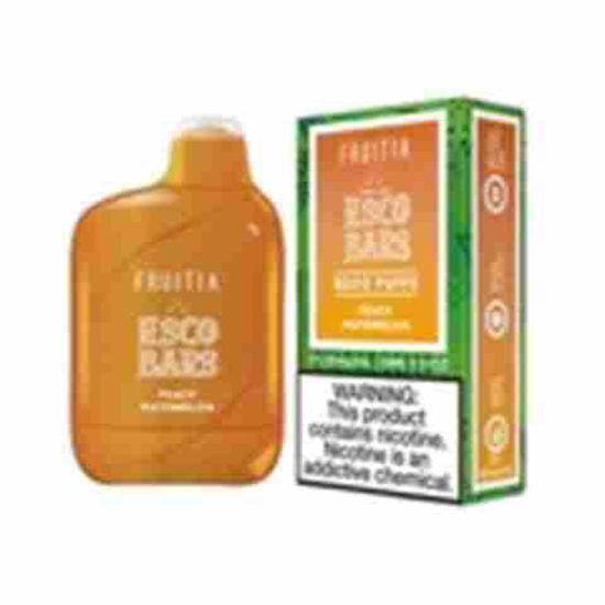 Picture of ESCO BAR FRUTIA PEACH WATERMELON 6000 PUFFS 10CT