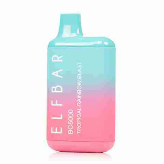 Picture of ELF BAR TROPICAL RAINBOW BLAST 5000 PUFFS 10 CT