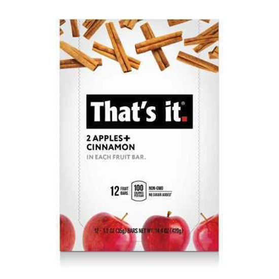 Picture of THATS IT FRUIT BAR APPLE AND CINNAMON 1.2OZ 12CT