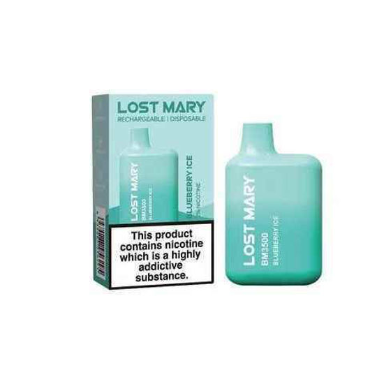 Picture of LOST MARY BLUEBERRY ICE 5000 PUFFS 10CT