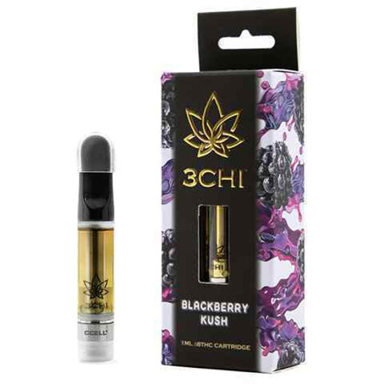 Picture of 3CHI BLACKBERRY KUSH 1ML DELTA 8 CARTRIDGE