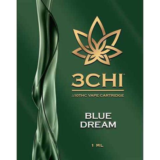 Picture of 3CHI BLUE DREAM 1ML DELTA 10 CARTRIDGE
