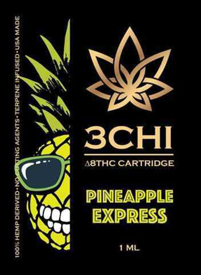 Picture of 3CHI PINEAPPLE EXPRESS 1ML DELTA 8 DISPOSABLE