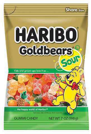 Picture of HARIBO SOUR GOLD BEAR GUMMI 7OZ