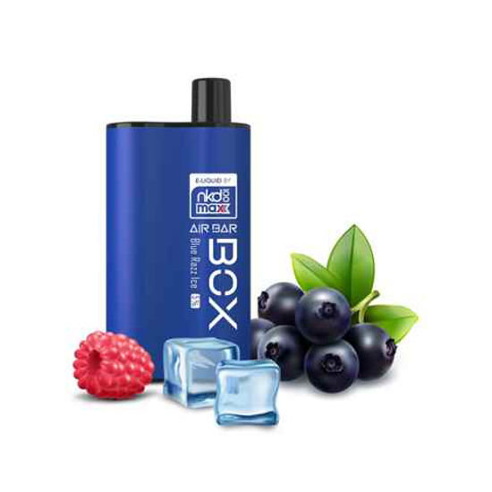 Picture of AIR BAR BOX BLUE RAZZ ICE NKD 3000 PUFFS 5CT