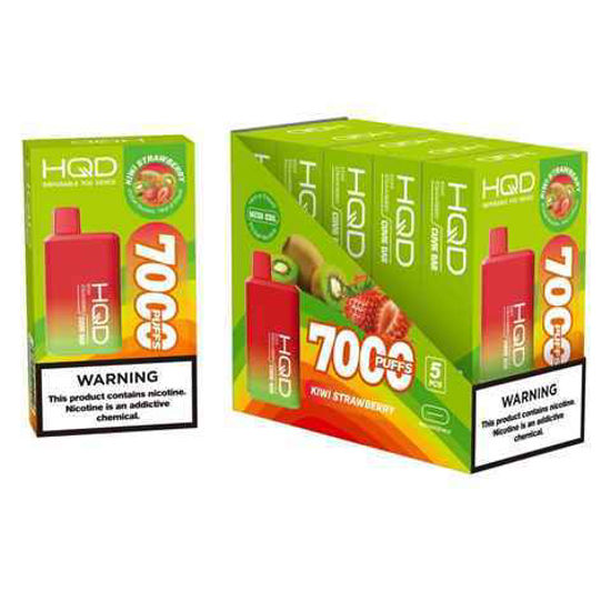 Picture of HQD KIWI STRAWBERRY 7000 PUFFS 5CT