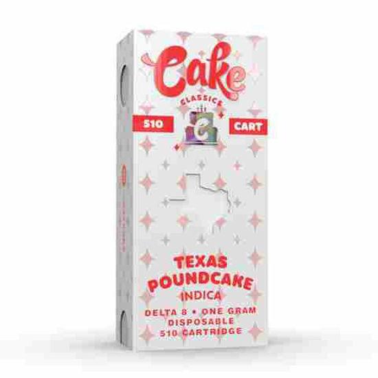 Picture of CAKE DELTA 8 TEXAS POUNDCAKE INDICA 1G 5CT