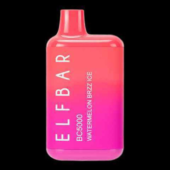 Picture of ELF BAR WATERMELON BRZZ ICE 5000 PUFFS 10CT