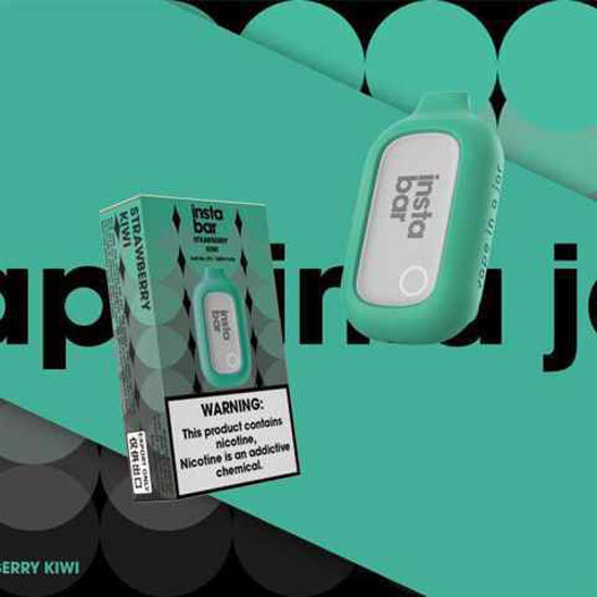 Picture of INSTA BAR STRAWBERRY KIWI 5000 PUFFS 6CT