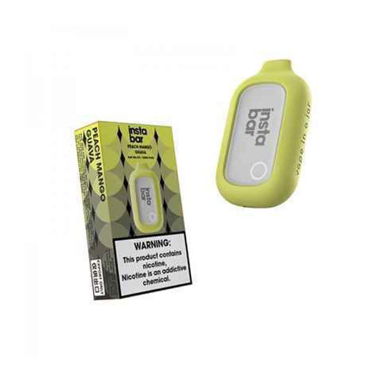 Picture of INSTA BAR PEACH MANGO GUAVA 5000 PUFFS 6CT