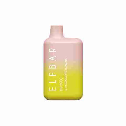 Picture of ELF BAR STRAWBERRY BANANA 5000 PUFFS 10CT