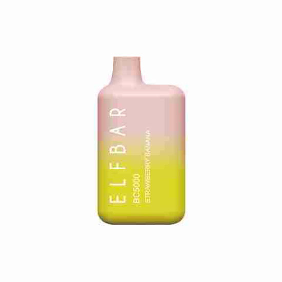 Picture of ELF BAR STRAWBERRY BANANA 5000 PUFFS 10CT