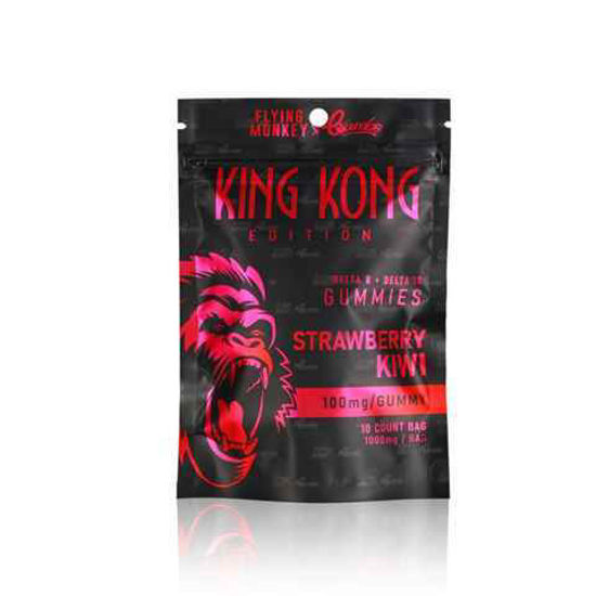 Picture of KING KONG STRAWBERRY KIWI DELTA 8-10 GUMMIES 100MG