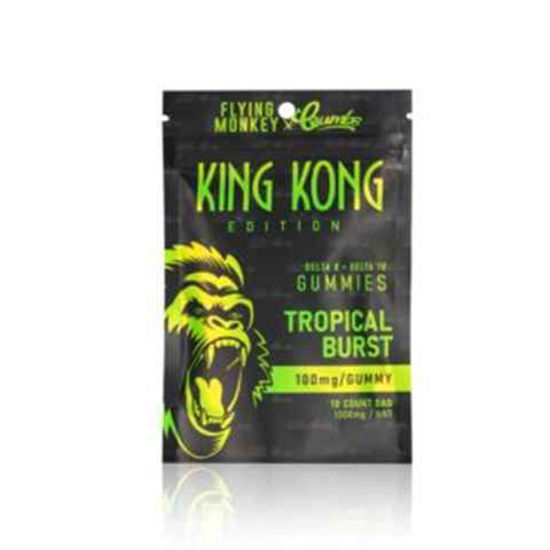 Picture of KING KONG TROPICAL BURST DELTA 8-10 GUMMIES 100MG