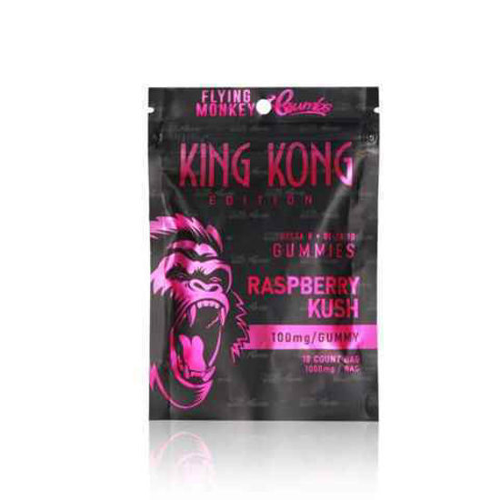 Picture of KING KONG RASPBERRY PUNCH DELTA 8-10 GUMMIES 100MG