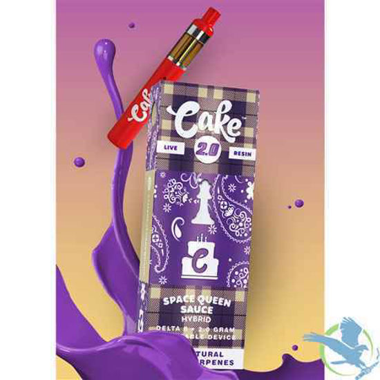 Picture of CAKE SPACE QUEEN SAUCE COLDPACK HYBRID LIVE RESIN DELTA 8 DISPOSABLE 2G