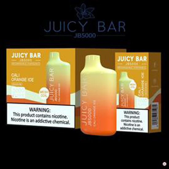 Picture of JUICY BAR CALI ORANGE ICE 5000 PUFFS 10CT